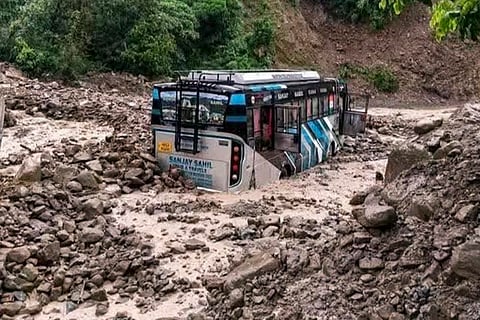 Weather: Flash floods after cloudburst in HP's Mandi