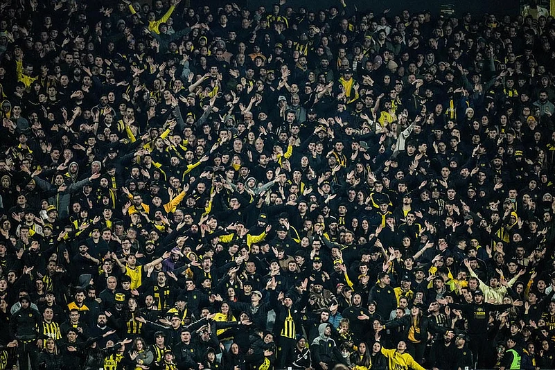 Copa Libertadores soccer Penarol FC vs Racing Club photos