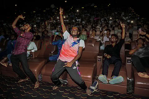 Fans celebrate Rajinikanth's film 'Coolie'