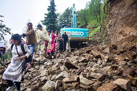 Landslide in Shimla