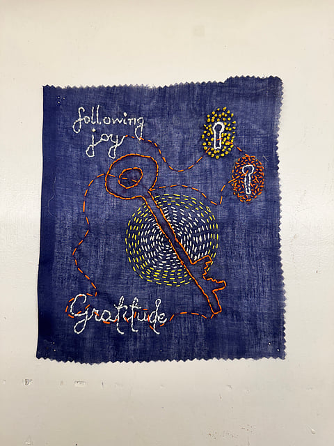 Prayer flags to seed intentions