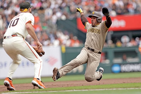 Padres Giants Baseball