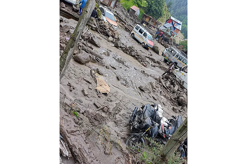 Massive cloudburst in J-Ks Kishtwar