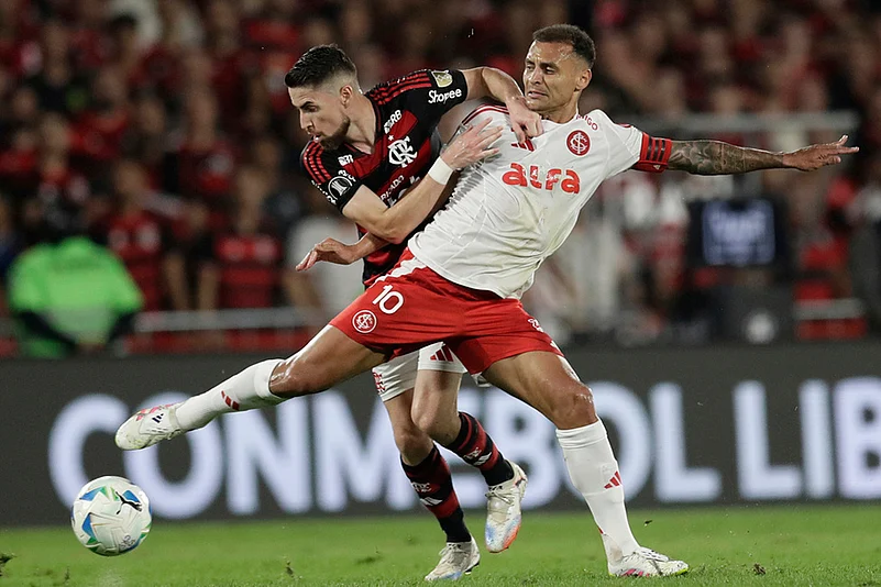 Copa Libertadores soccer Flamengo vs Internacional photos: Alan Patrick