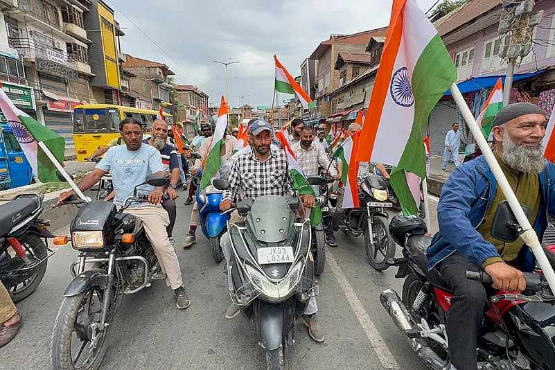 Tiranga Rally in Anantnag