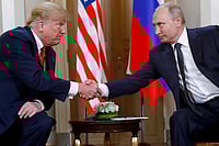 AP; Representative Image : US President Donald Trump (L) with his Russian counterpart Vladimir Putin 