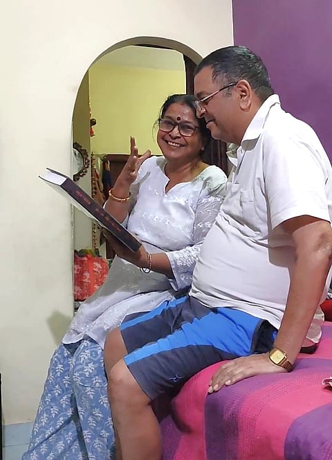 My parents—Capt Vibhas Bhushan Thakur and Meera Thakur  