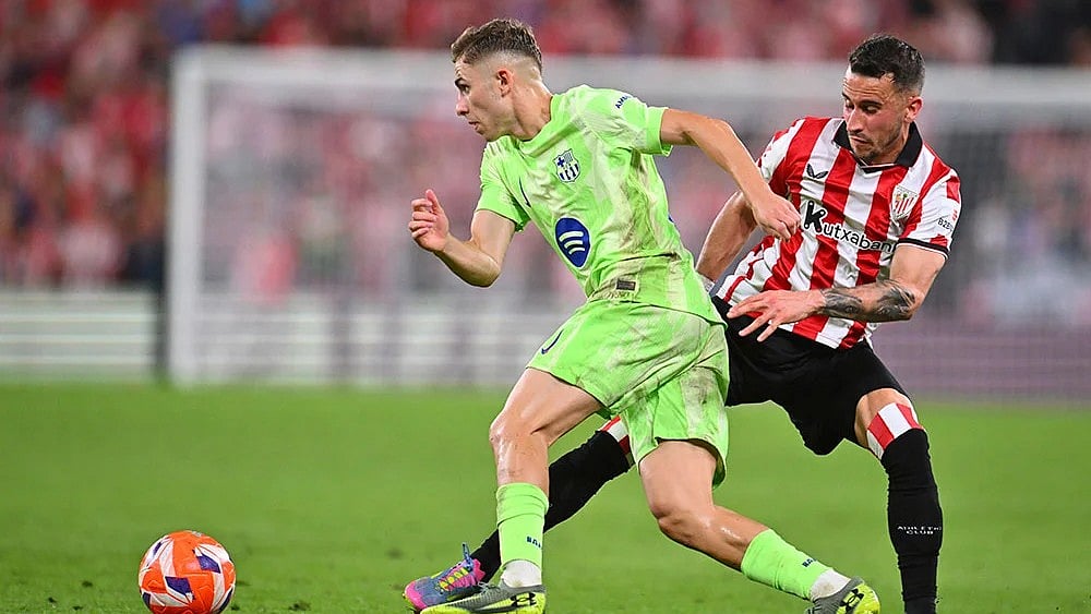 | Photo: AP/Miguel Oses : La Liga Soccer Match: Athletic Bilbao vs Barcelona