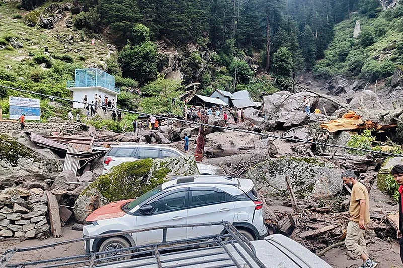 Massive cloudburst in Jammu and Kashmirs Kishtwar_Damaged structures