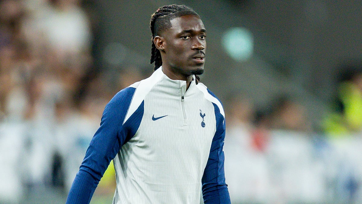 Tottenham midfielder Yves Bissouma