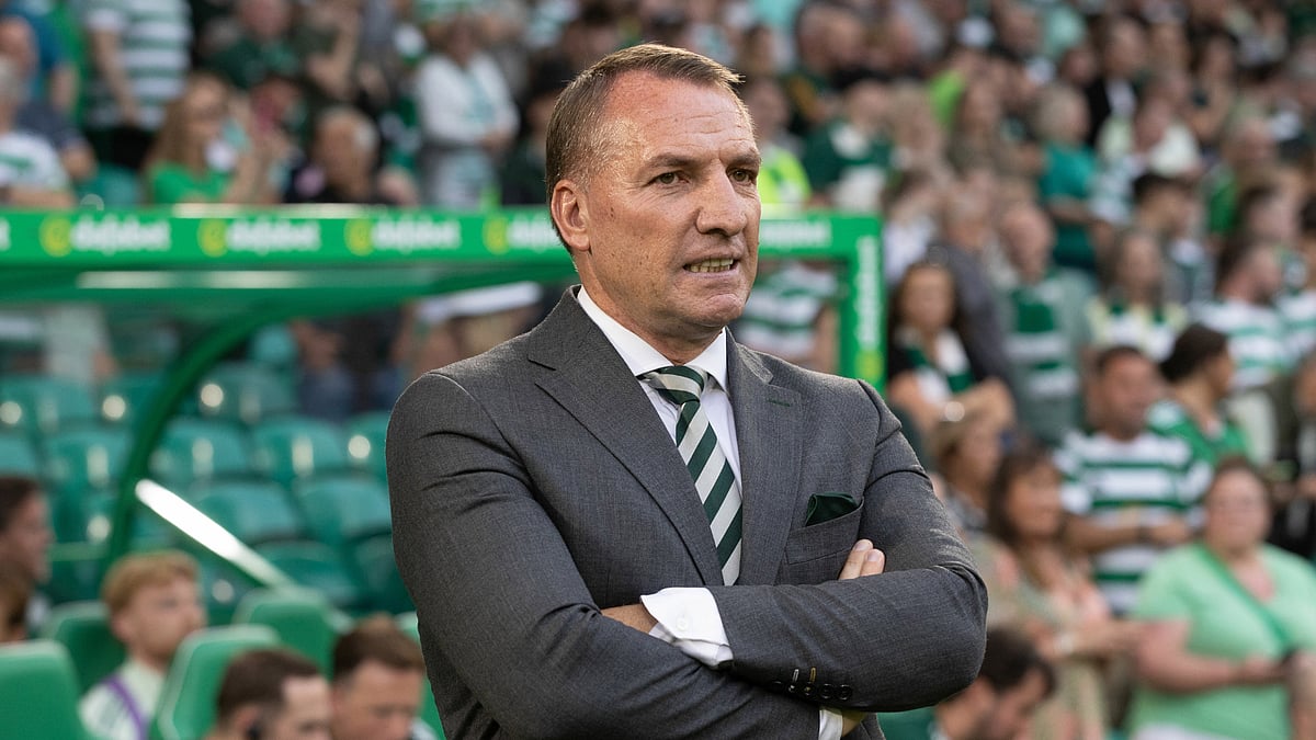 Celtic boss Brendan Rodgers during a match.
