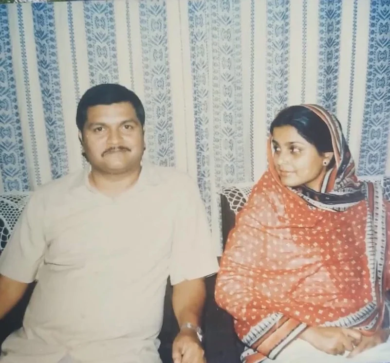 My parents—Capt Vibhas Bhushan Thakur and Meera Thakur