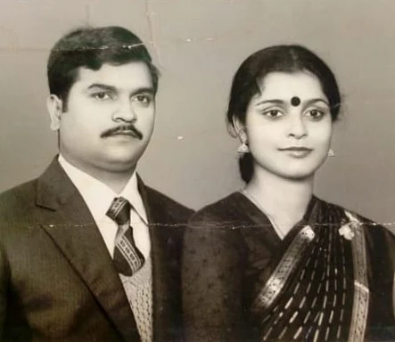 My parents—Capt Vibhas Bhushan Thakur and Meera Thakur