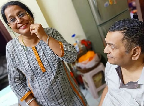 My parents—Capt Vibhas Bhushan Thakur and Meera Thakur  