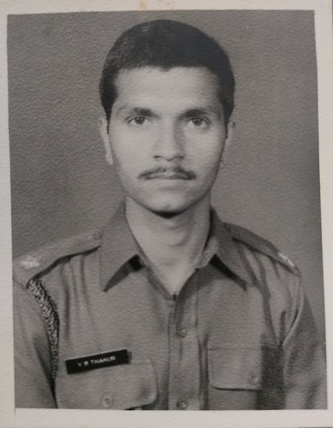 My father, Capt Vibhas Bhushan Thakur