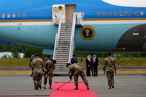 Donald Trump Vladimir Putin Meeting Alaska