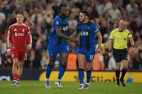 English Premier League Soccer Match: Bournemouth vs Liverpool