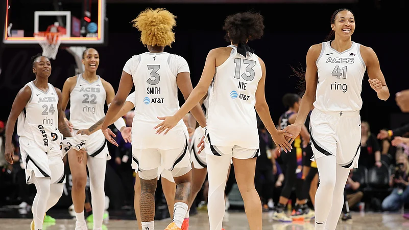 phoenix mercury vs las vegas aces wrap