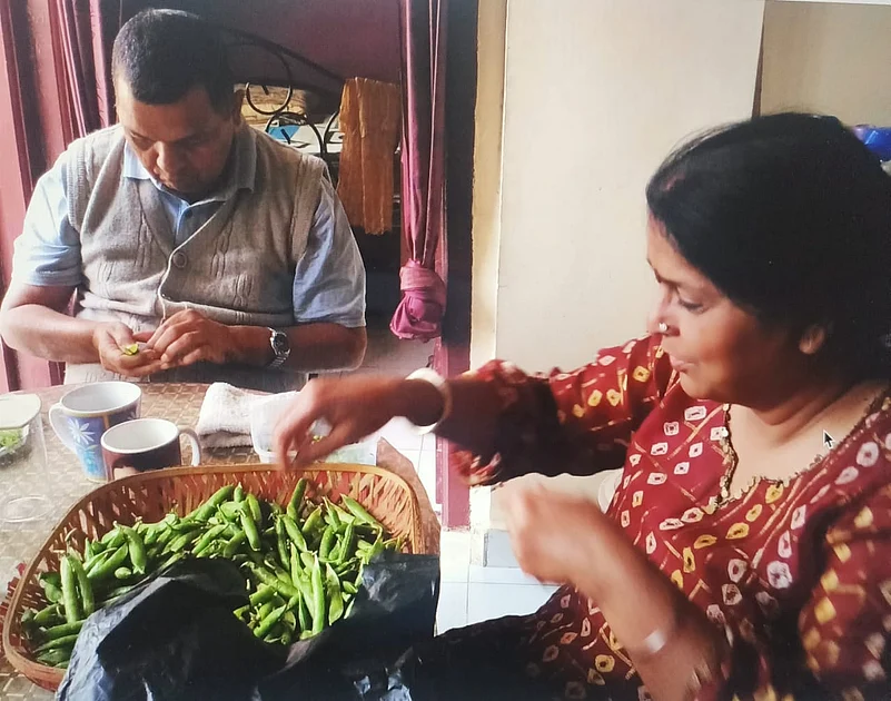 My parents—Capt Vibhas Bhushan Thakur and Meera Thakur