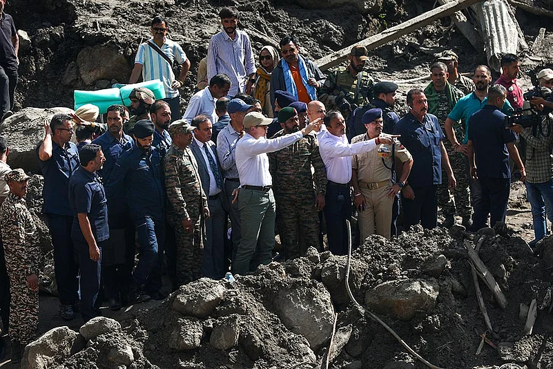 J&K Chief Minister Omar Abdullah at Chisoti village