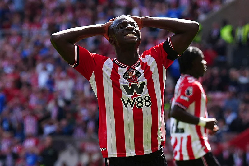 Britain Soccer Premier League EPL 2025-26 AFC Sunderland vs West Ham United_Habib Diarra