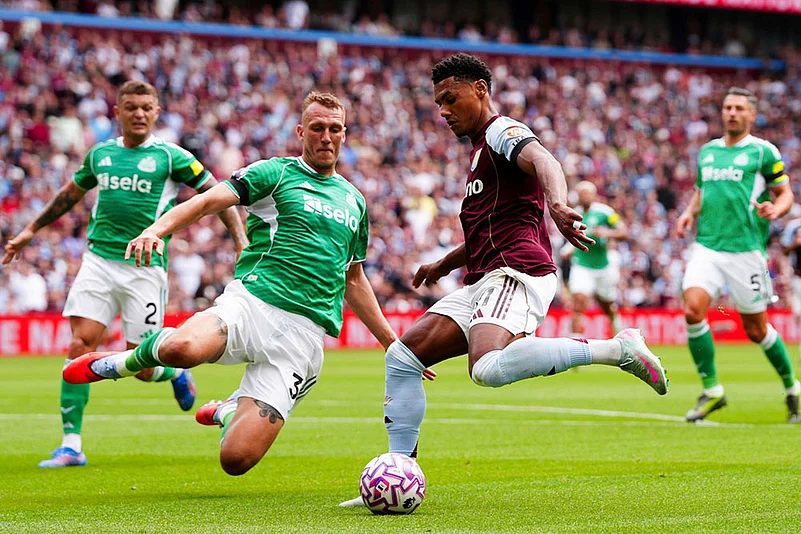 Britain Soccer Premier League EPL 2025-26 Aston Villa Vs Newcastle United_Ollie Watkins