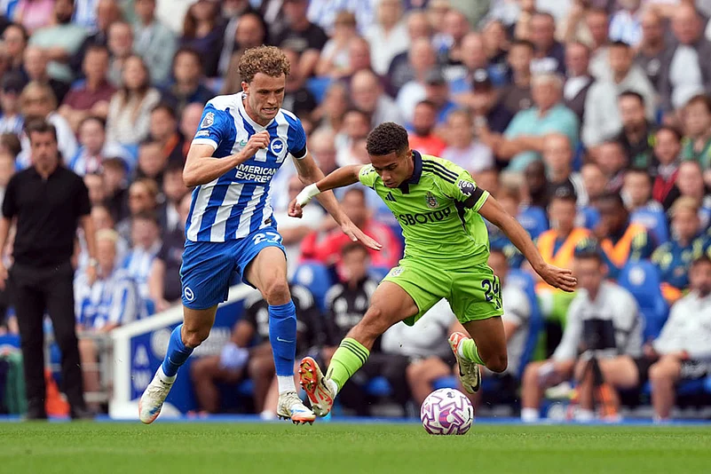 Britain Soccer Premier League EPL 2025-26 Brighton and Hove Albion vs Fulham_Mats Wieffer