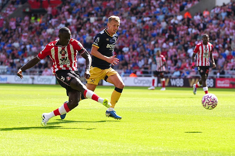 Britain Soccer Premier League EPL 2025-26 AFC Sunderland vs West Ham United_Habib Diarra