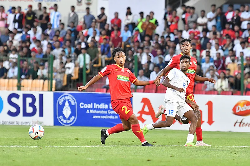 Durand Cup 2025 Quarter-Final match Shillong Lajong vs Indian Navy_Kitbok Khyriem