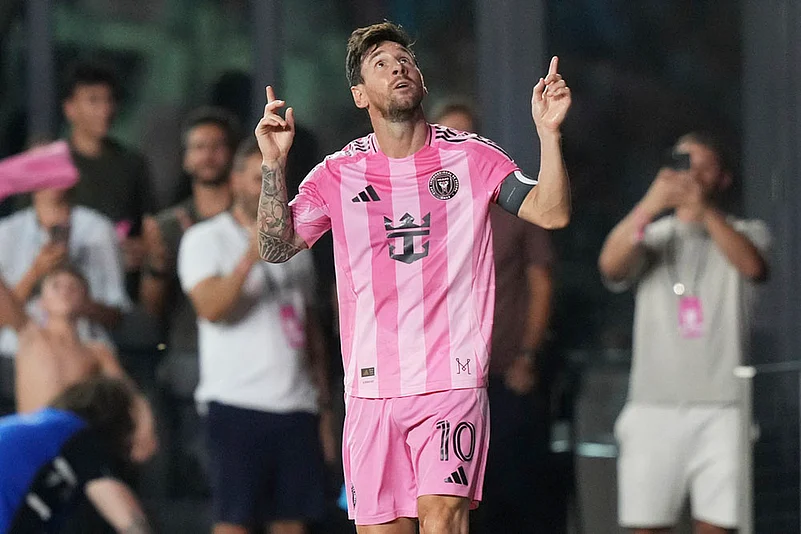 MLS soccer match Inter Miami vs Los Angeles Galaxy: Lionel Messi