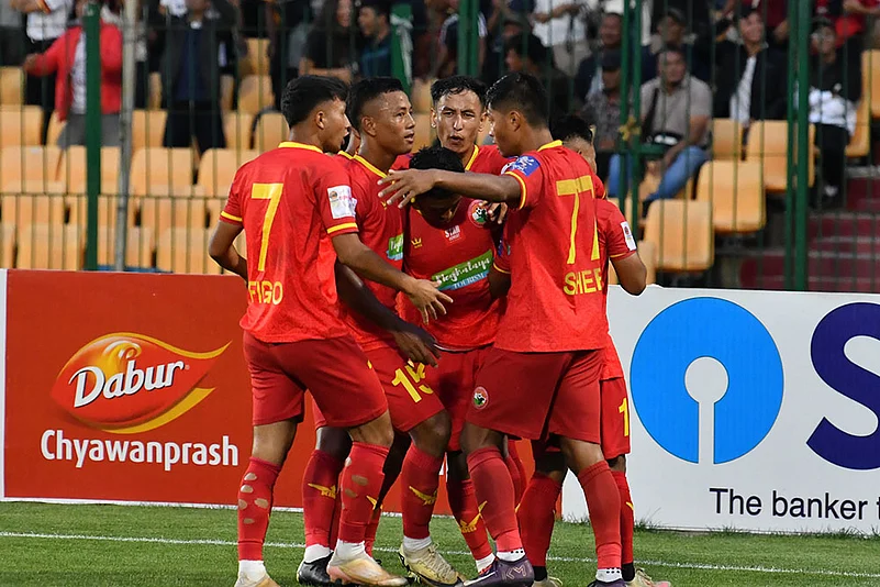 Durand Cup 2025 Quarter-Final match Shillong Lajong vs Indian Navy_Damait Lyngdoh