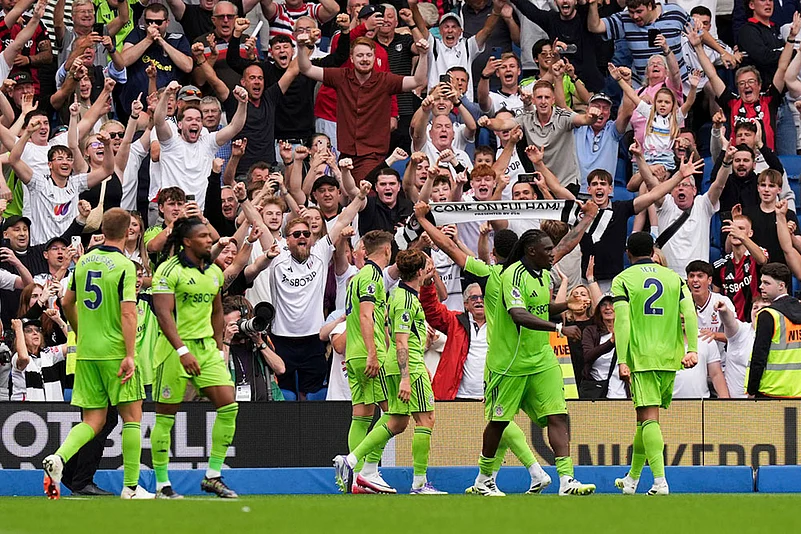 Britain Soccer Premier League EPL 2025-26 Brighton and Hove Albion vs Fulham_Rodrigo Muniz