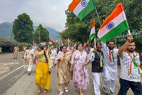 Tiranga Rally in Pahalgam