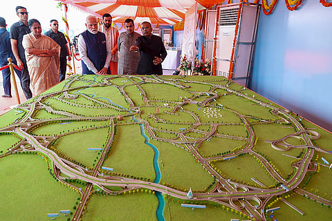 PM Modi inaugurates Delhi section of Dwarka Expressway and UER-II