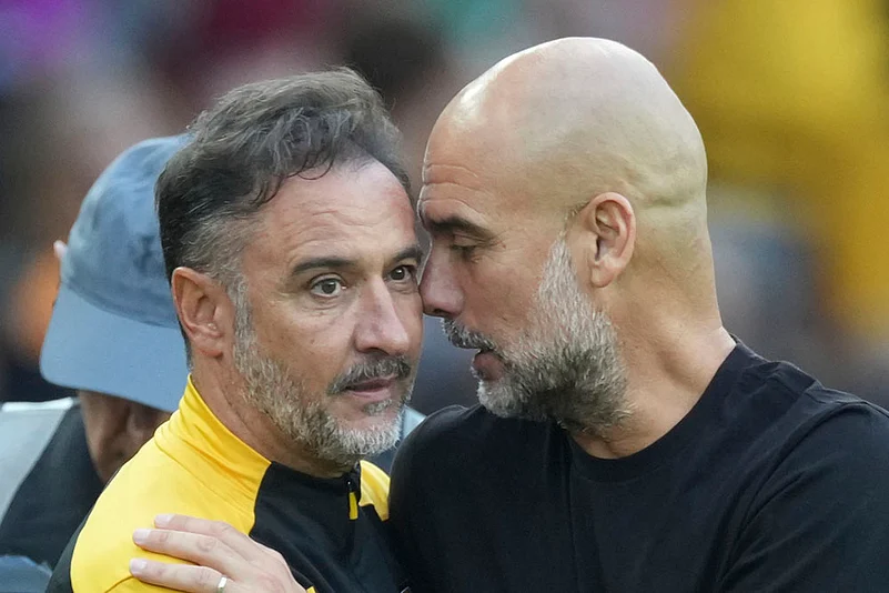 Britain Soccer Premier League 2025-26 Wolverhampton Wanderers and Manchester City_Vitor Pereira