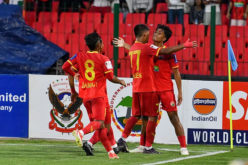 Durand Cup 2025 Quarter-Final match Shillong Lajong vs Indian Navy_Everbrightson Sana Mylliempdah