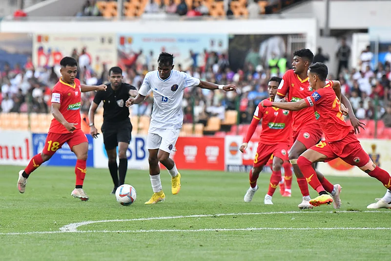 Durand Cup 2025 Quarter-Final match Shillong Lajong vs Indian Navy_Vijay Marandi