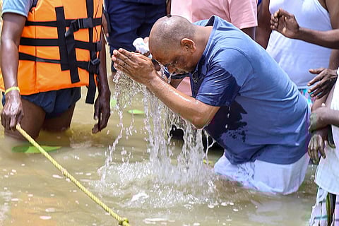 Immersion of Shibu Soren ashes