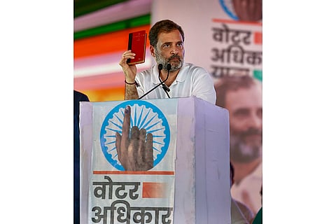 Voter Adhikar Yatra in Sasaram