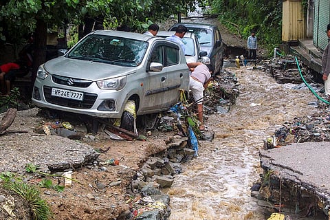 Flash floods in Kullu