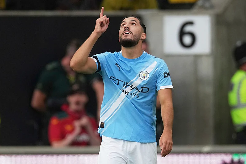 Britain Soccer Premier League 2025-26 Wolverhampton Wanderers and Manchester City_Rayan Cherki