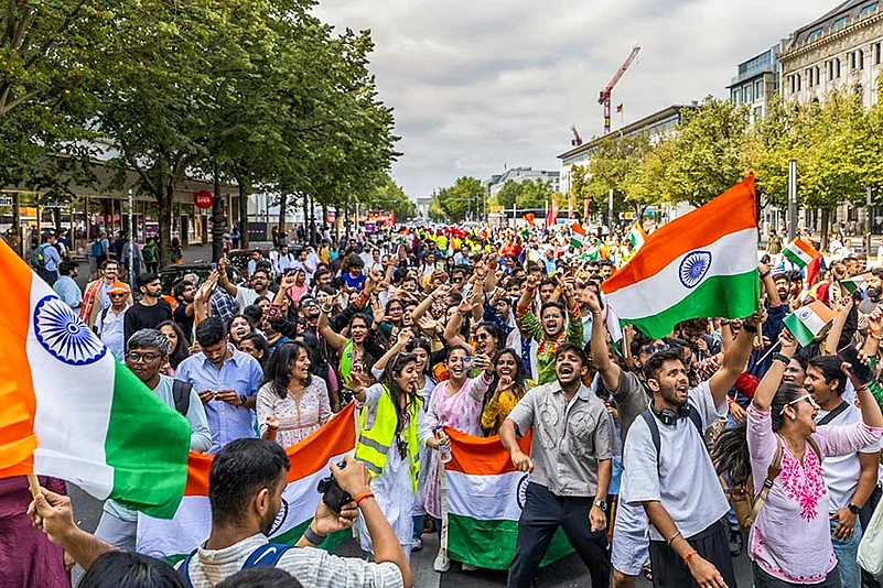 Indias 79th Independence Day celebration in Germany