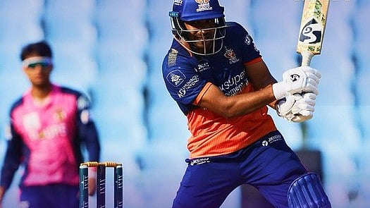 X/t20uttarpradesh : Shivam Mavi in the UP Premier League.