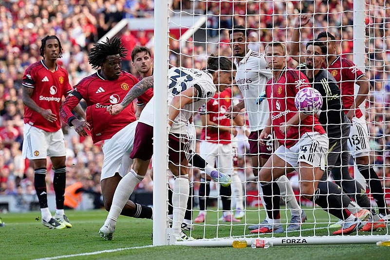 Premier League Soccer Match: Manchester United Vs Arsenal