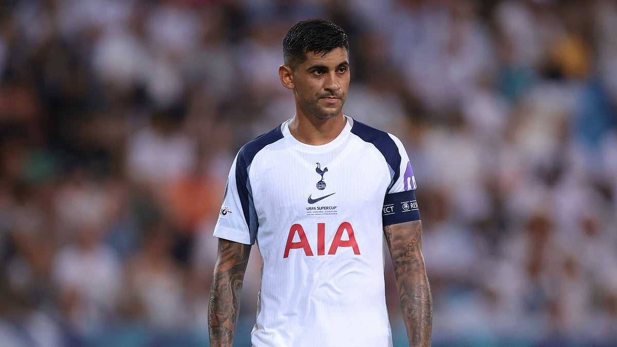 Tottenham captain Cristian Romero.