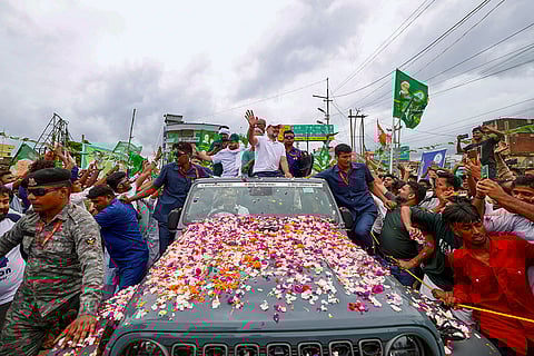 Voter Adhikar Yatra in Nawada