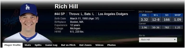 리치 힐의 공연