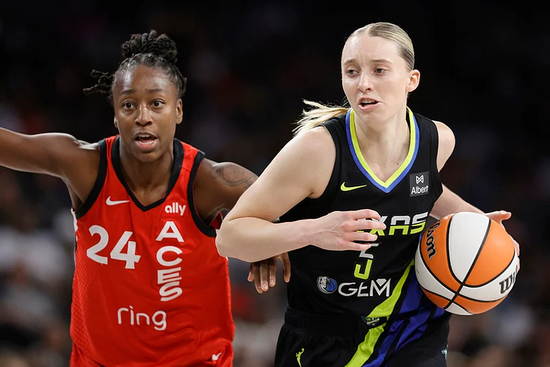 WNBA Basketball game Dallas Wings vs Las Vegas Aces_Paige Bueckers