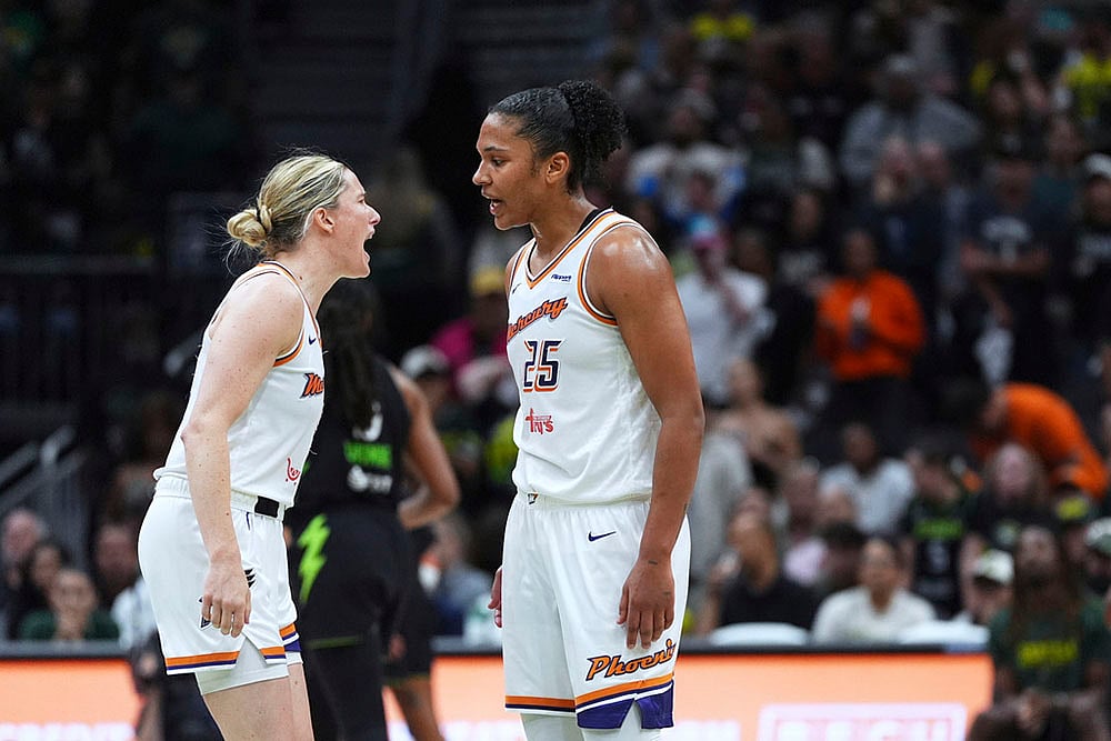 | Photo: AP/Lindsey Wasson : WNBA: Phoenix Mercury vs Seattle Storm