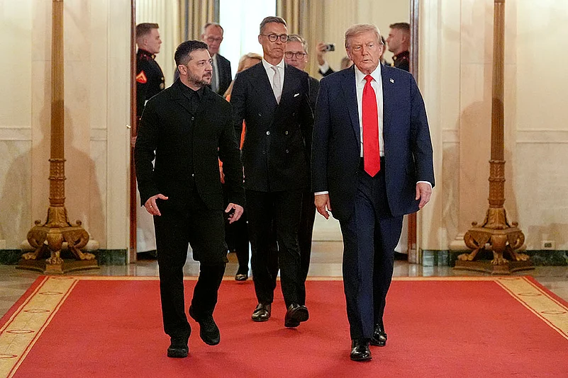 Russia Ukraine War Trump-Zelensky Meeting photos: Finlands President Alexander Stubb